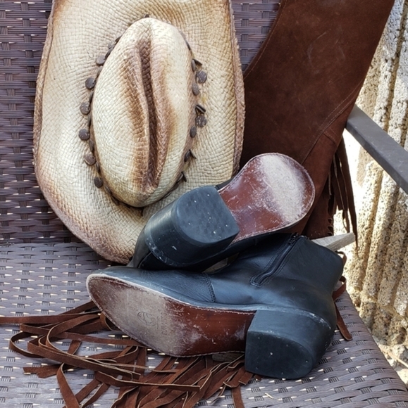 DurangobLeather Side Zip Western Boots DB950 - Picture 4 of 5